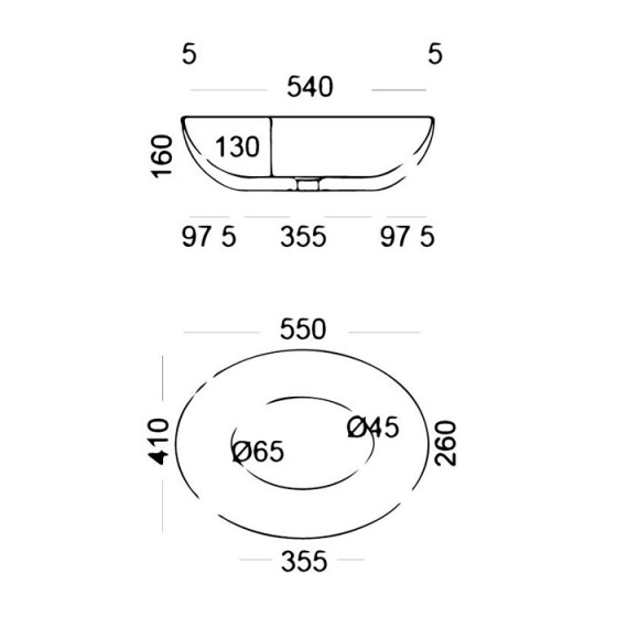 ΜΑΡΜΑΡΙΝΟΣ ΝΙΠΤΗΡΑΣ MALIN MARBLE BLACK MR55-400 FOSSIL 